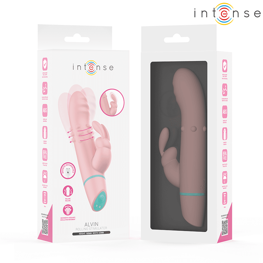 INTENSE - ALVIN RABBIT STIMULATOR & ROLLING VIBRATOR + OSCILLATING thumb 4