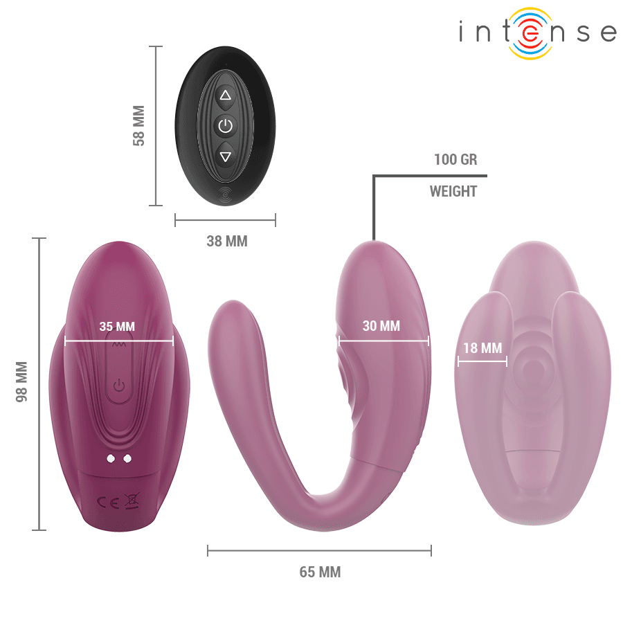 INTENSE - SANDRA TAPPING AND VIBRATION CLAMP STIMULATOR REMOTE CONTROL thumb 6