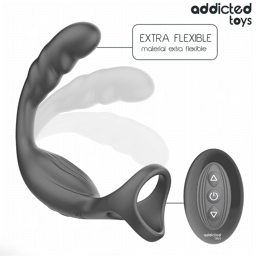 ADDICTED TOYS - DUAL PROSTATIC COCK RING REMOTE CONTROL thumb 3