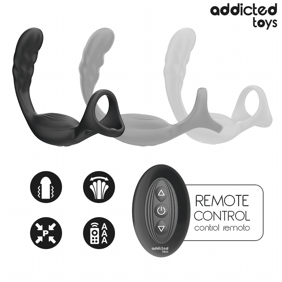 ADDICTED TOYS - DUAL PROSTATIC COCK RING REMOTE CONTROL thumb 5
