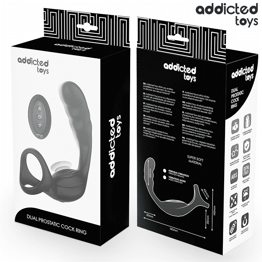 ADDICTED TOYS - DUAL PROSTATIC COCK RING REMOTE CONTROL thumb 4
