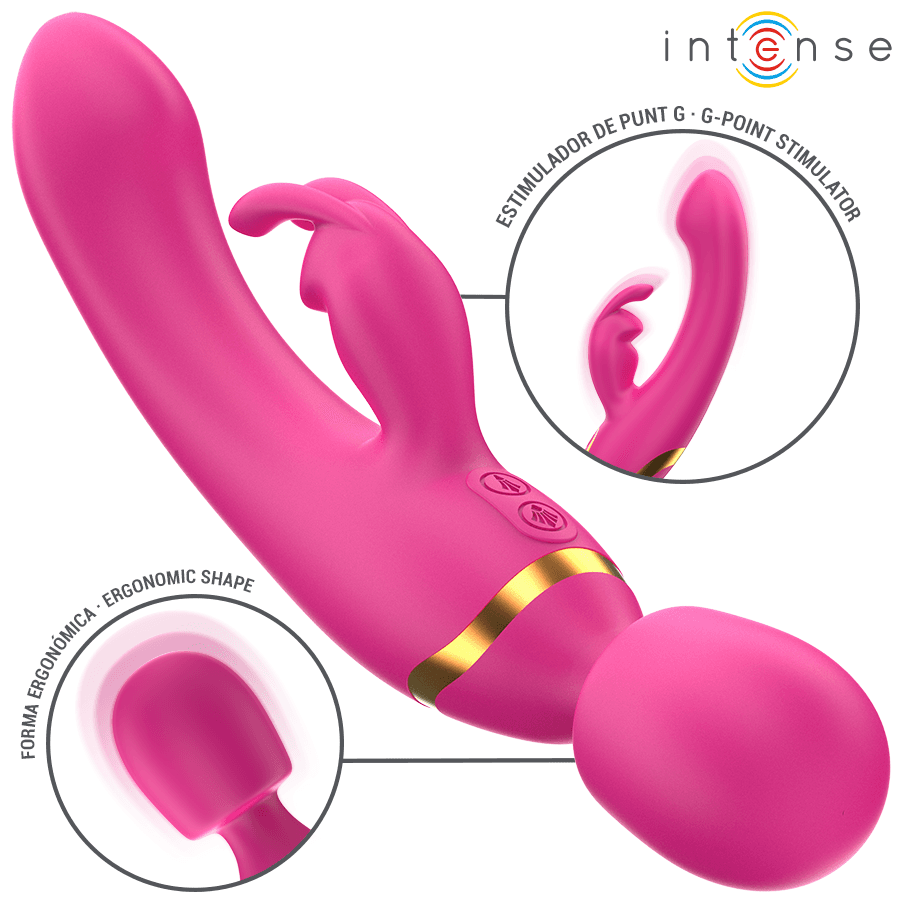 INTENSE - WINONA DOUBLE VIBRATOR RABBIT & WAND thumb 3