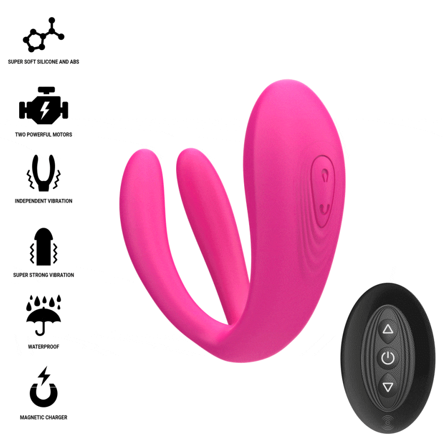 INTENSE - JULIA DOUBLE VIBRATOR CLAMP STIMULATOR REMOTE CONTROL thumb 2