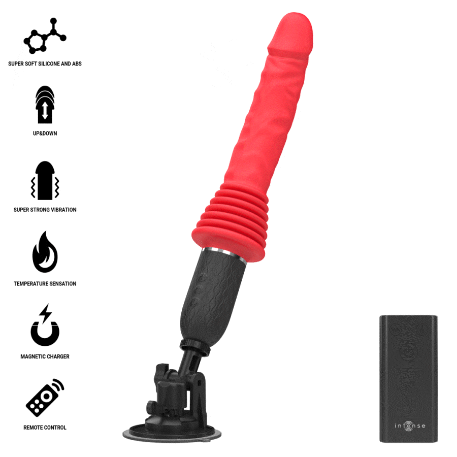 INTENSE - CYNTHIA REMOTE CONTROL THRUSTING VIBRATOR WITH HEAT thumb 2