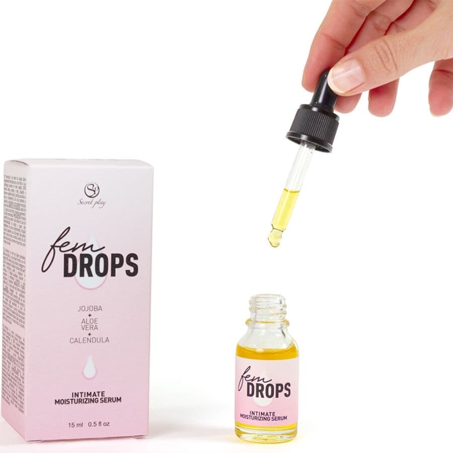 SECRETPLAY - FEM DROPS INTIMATE MOISTURIZING SERUM 15 ML thumb 2