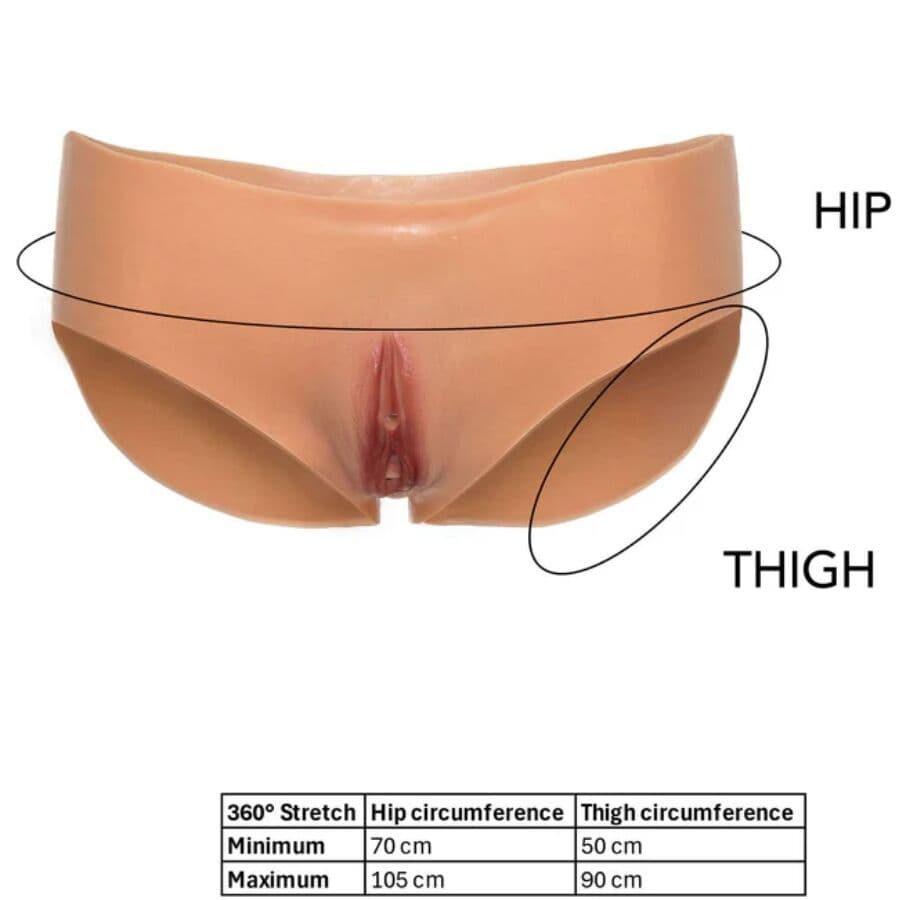 HIDDEN DESIRE - ALTER EGO OPEN VAGINA BRIEF LOW WAIST FLESH thumb 5