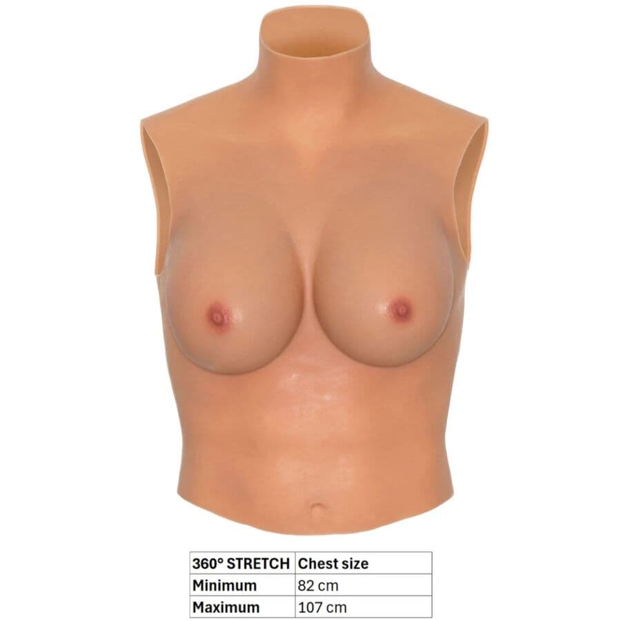 HIDDEN DESIRE - ALTER EGO WEARABLE BREAST SHIRT E-CUP FLESH thumb 4