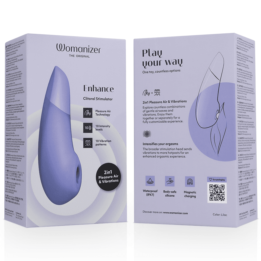 WOMANIZER - ENHANCE CLITORIAL STIMULATOR LILAC thumb 7