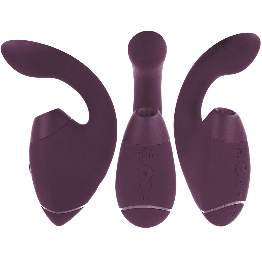 WOMANIZER - DUO NEXT DUAL CLITORAL & G-SPOT STIMULATOR DARK PURPLE thumb 2
