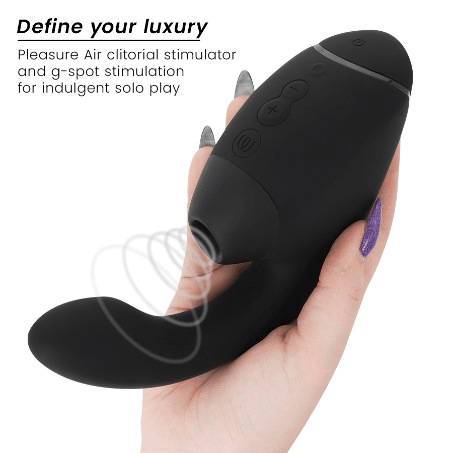 WOMANIZER - DUO NEXT DUAL CLITORAL & G-SPOT STIMULATOR BLACK thumb 3