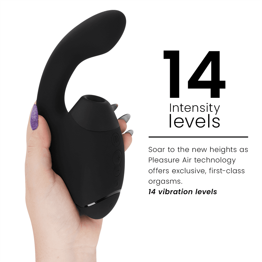 WOMANIZER - DUO NEXT DUAL CLITORAL & G-SPOT STIMULATOR BLACK thumb 5