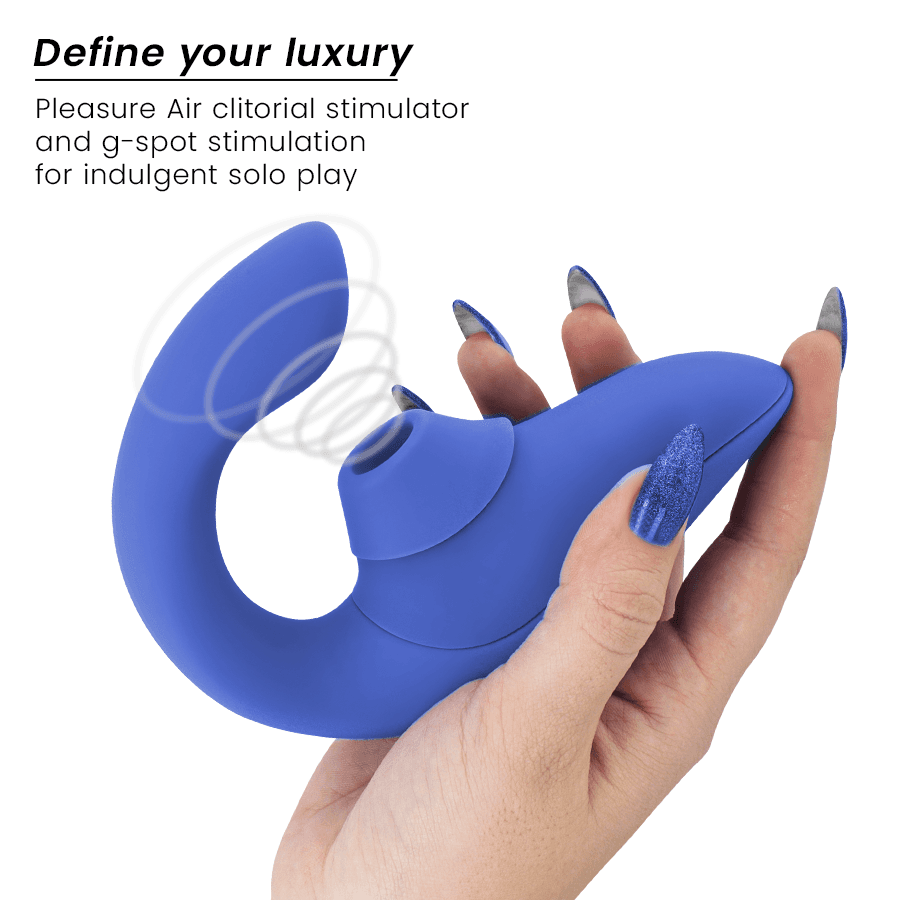 WOMANIZER - BLEND RABBIT VIBRATOR STIMULATOR VIBRANT BLUE thumb 3