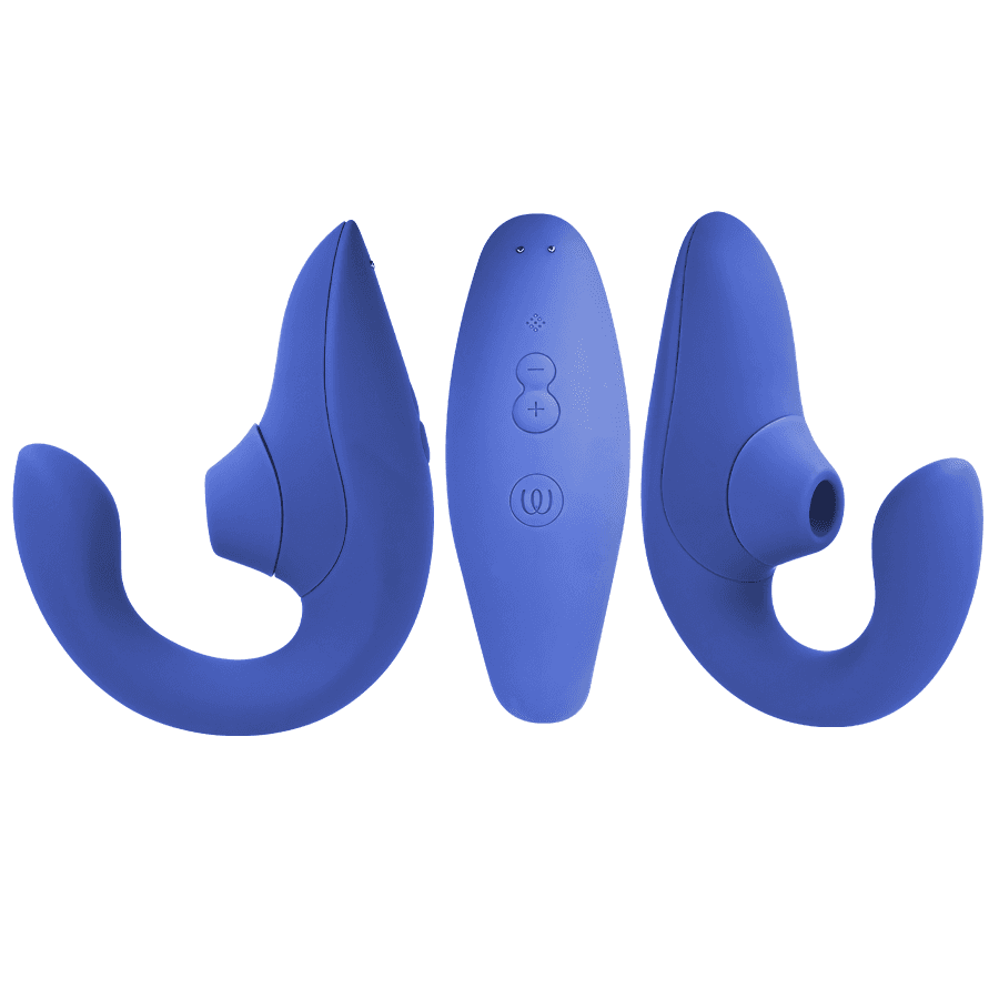 WOMANIZER - BLEND RABBIT VIBRATOR STIMULATOR VIBRANT BLUE thumb 2