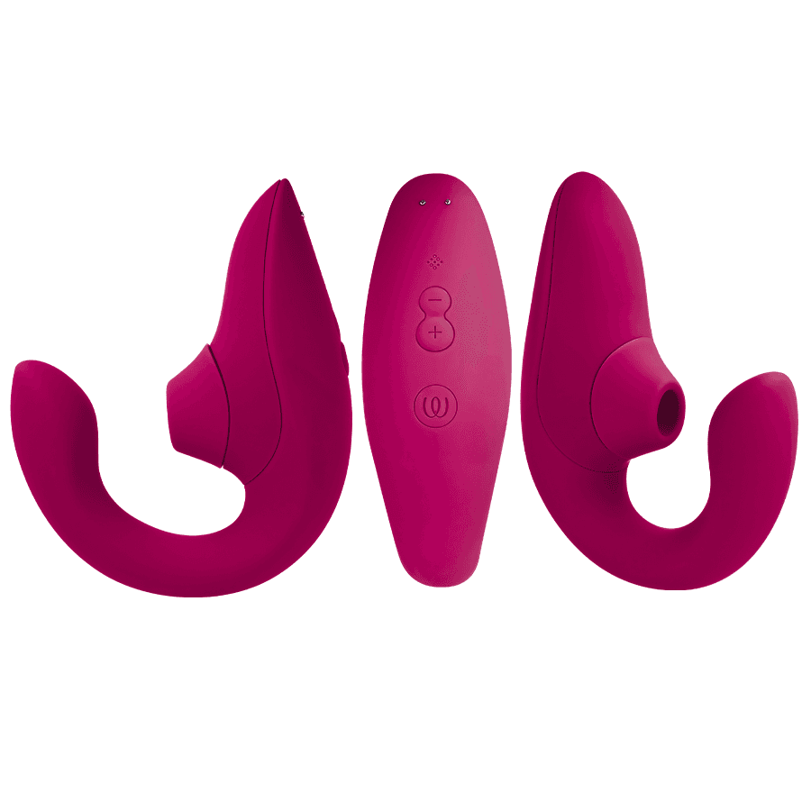 WOMANIZER - BLEND RABBIT VIBRATOR STIMULATOR VIBRANT PINK thumb 2