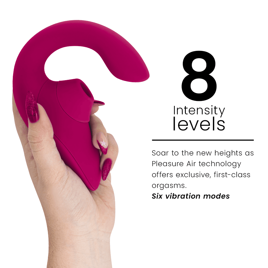 WOMANIZER - BLEND RABBIT VIBRATOR STIMULATOR VIBRANT PINK thumb 5