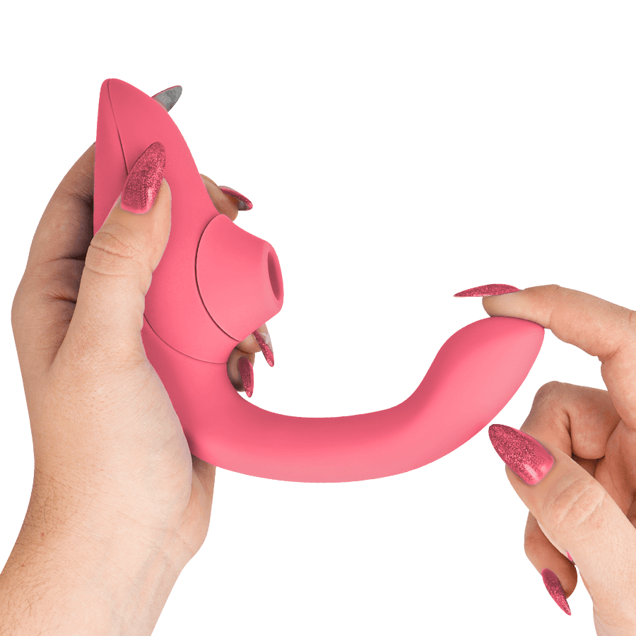 WOMANIZER - BLEND RABBIT VIBRATOR STIMULATOR VIBRANT ROSE thumb 4