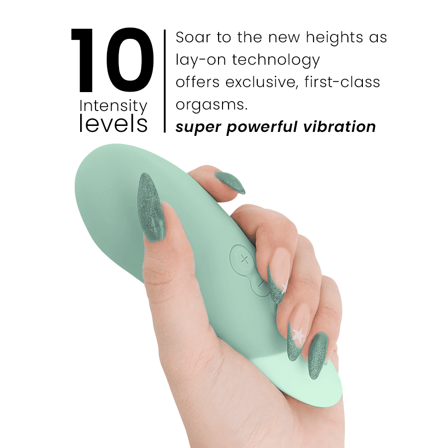 WOMANIZER - VIBE LAY-ON SILENT VIBRATOR SAGE thumb 5