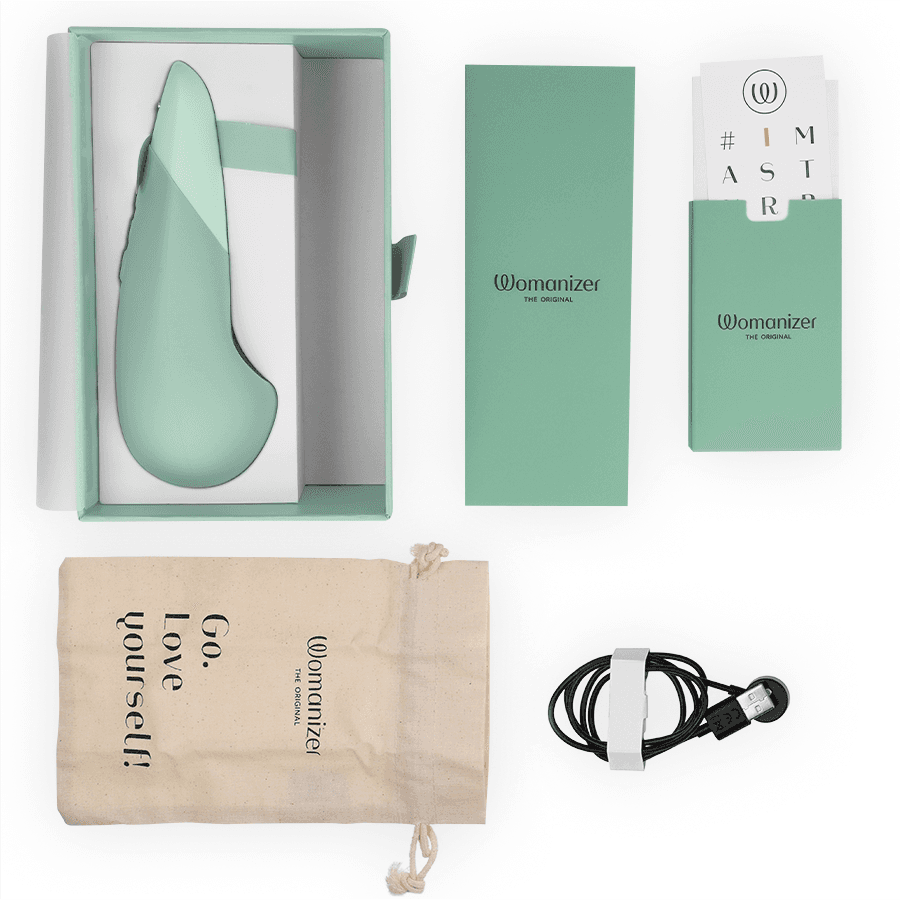 WOMANIZER - VIBE LAY-ON SILENT VIBRATOR SAGE thumb 6