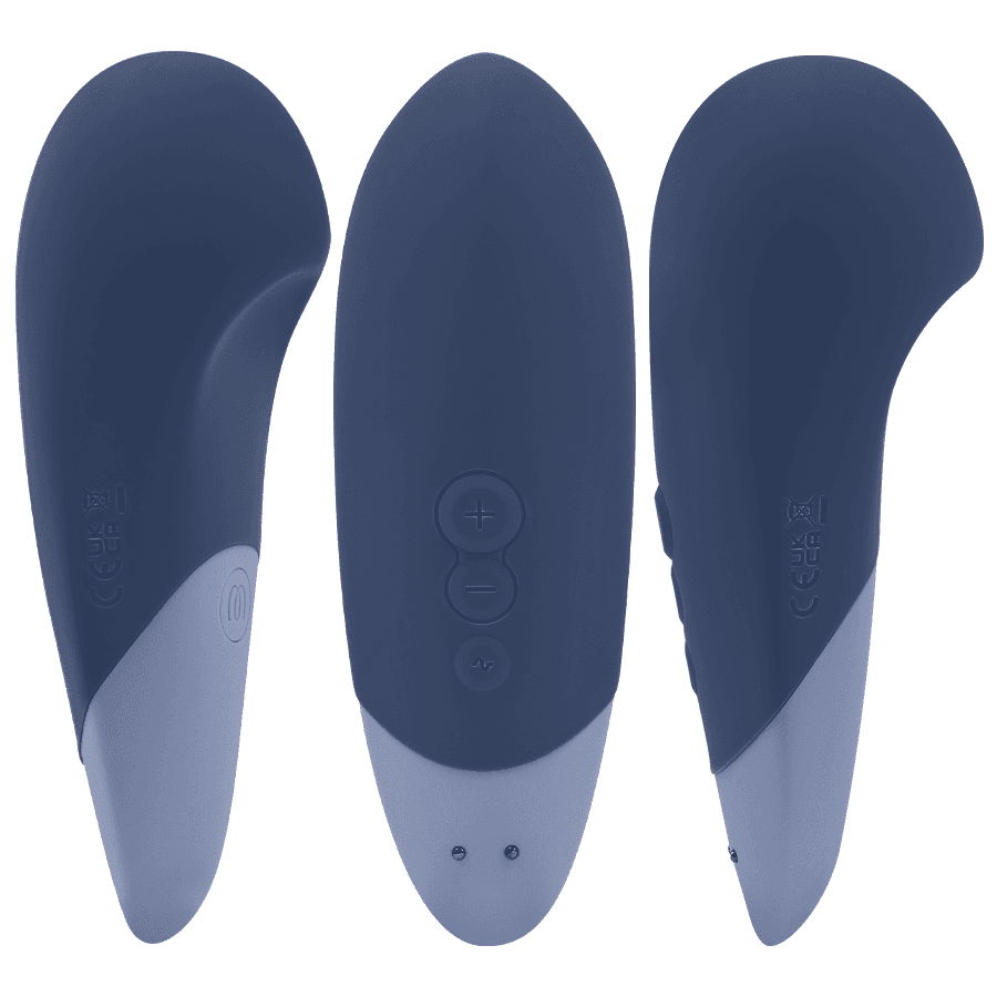 WOMANIZER - VIBE LAY-ON SILENT VIBRATOR DARK BLUE thumb 2