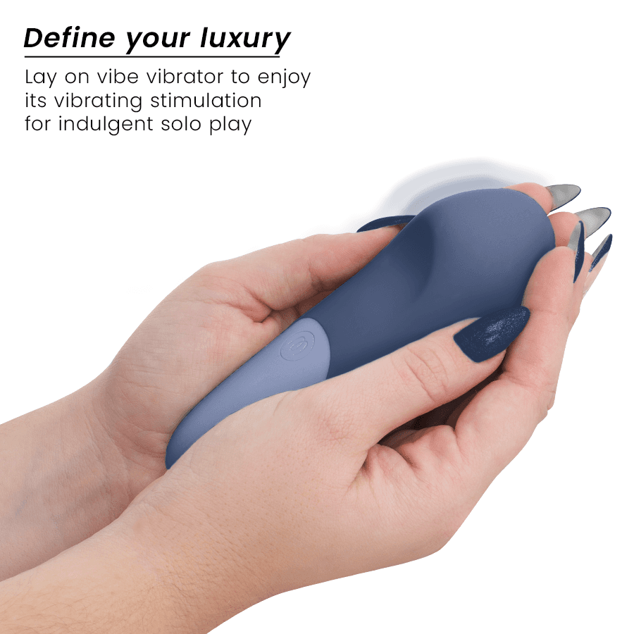 WOMANIZER - VIBE LAY-ON SILENT VIBRATOR DARK BLUE thumb 3