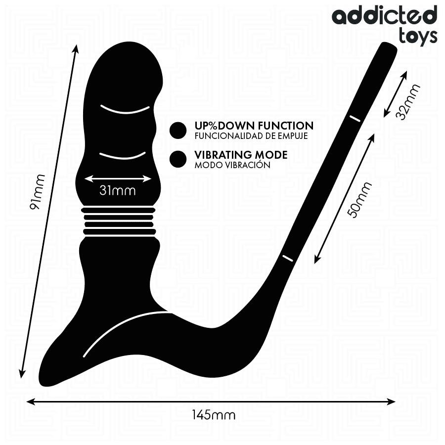 ADDICTED TOYS - UP&DOWN PROSTATIC RING thumb 7