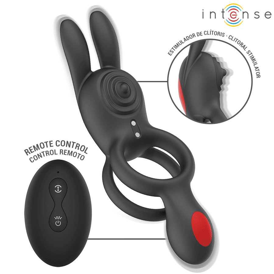 INTENSE - QUINN DOUBLE VIBRATION RING REMOTE CONTROL thumb 5