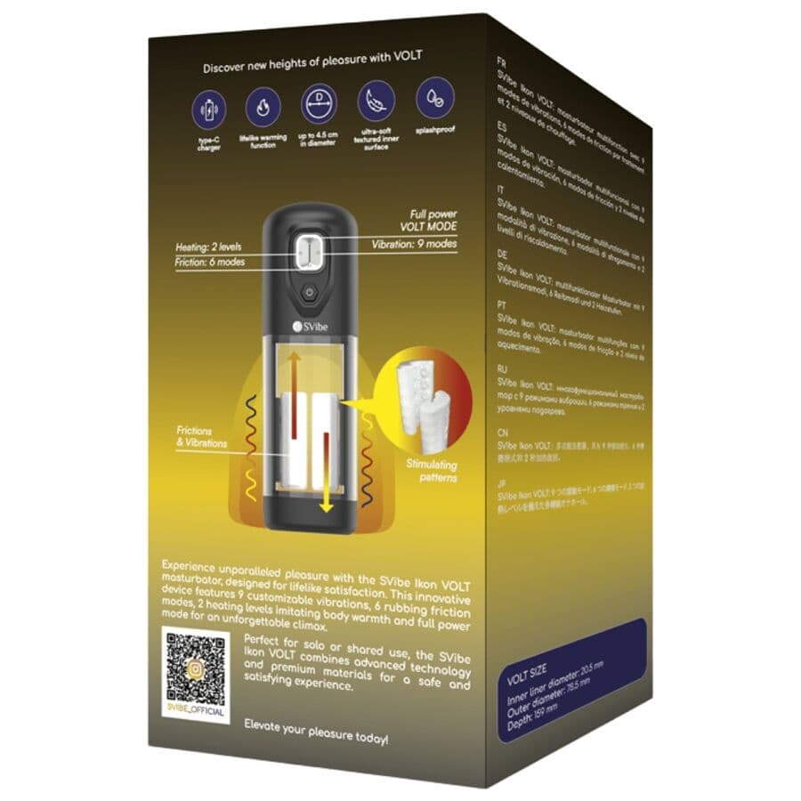 SNAIL VIBE - IKON VOLT HEAT AND FRICTION EFFECT MASTURBATOR thumb 6
