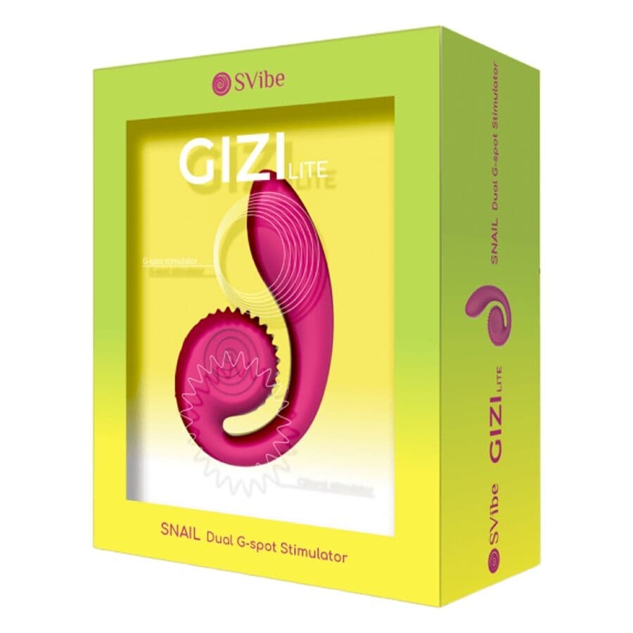 SNAIL VIBE - GIZI LITE DUAL G-SPOT & CLITORAL PINK VIBRATOR thumb 4