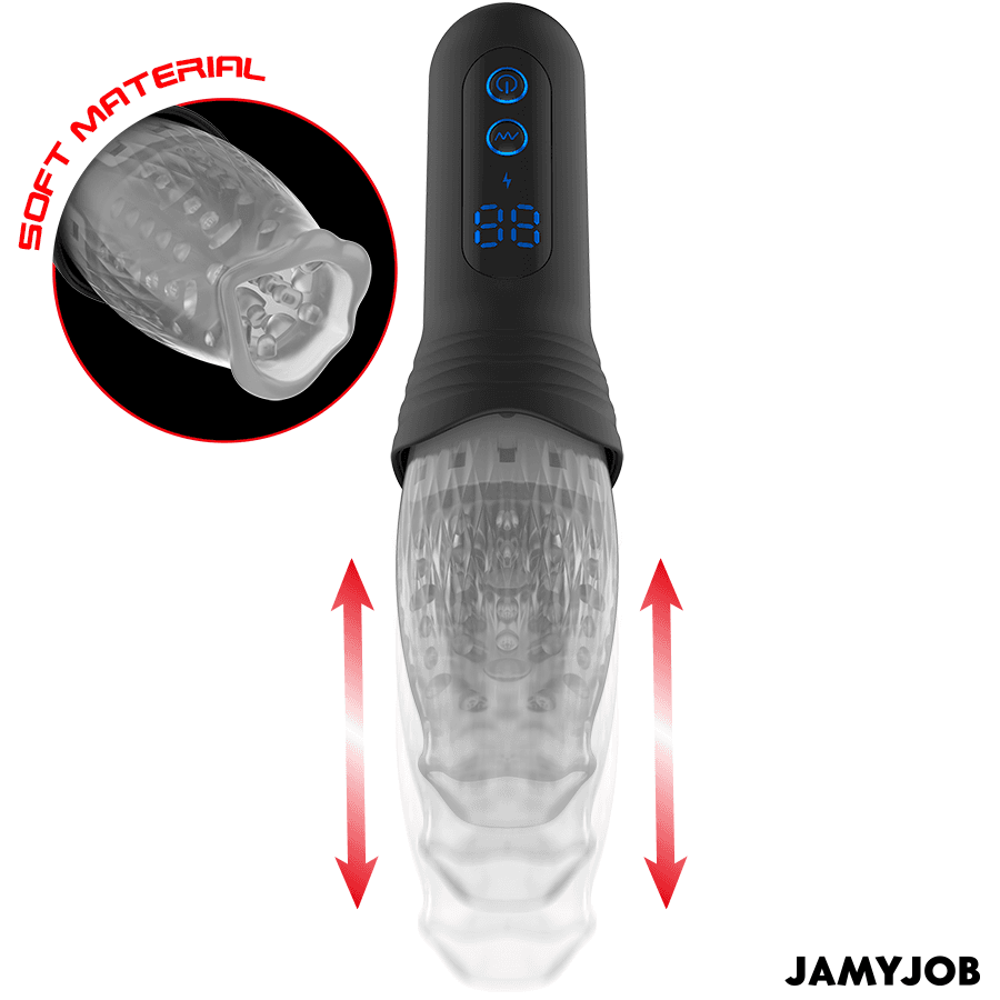 JAMYJOB - BLOW-R MASTURBATOR WITH THRUSTING AND ROTATION thumb 4
