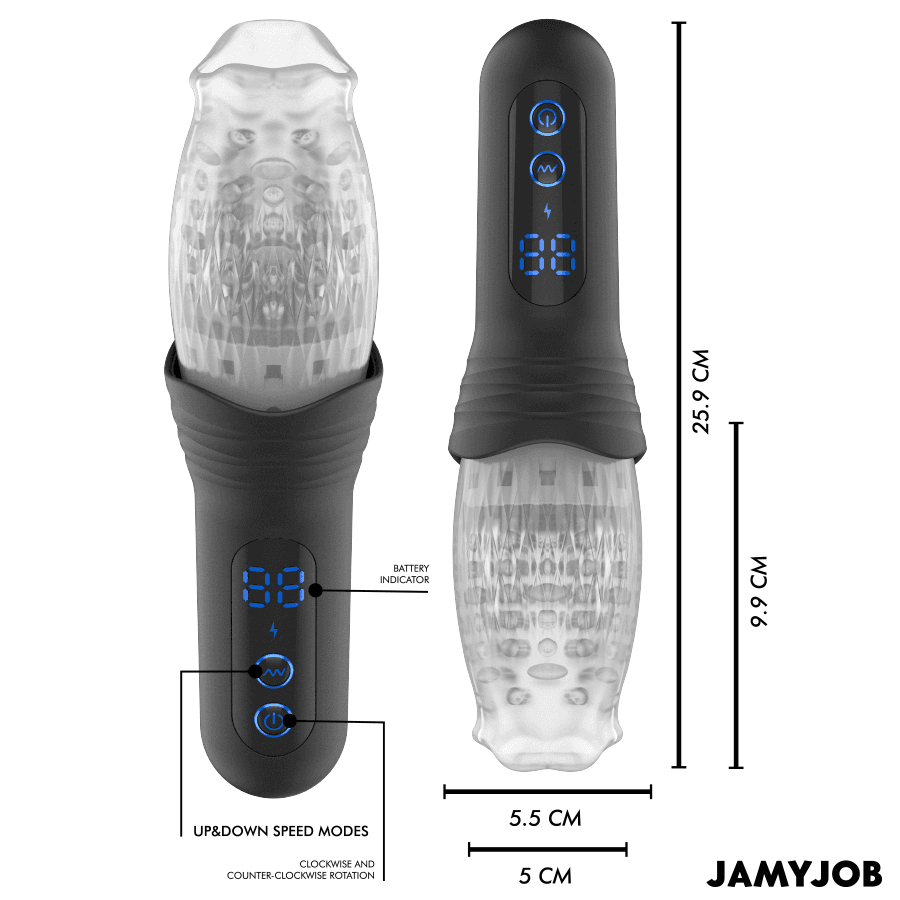 JAMYJOB - BLOW-R MASTURBATOR WITH THRUSTING AND ROTATION thumb 7