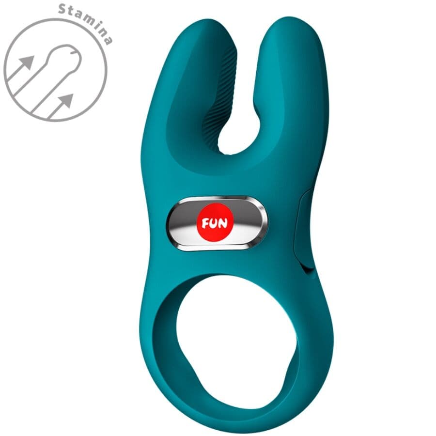 FUN FACTORY - NOS PRO VIBRATING COCK RING BOTTLE GREEN thumb 3