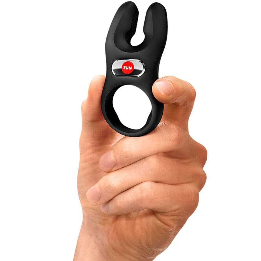 FUN FACTORY - NOS PRO VIBRATING COCK RING BLACK thumb 6