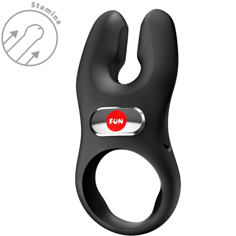 FUN FACTORY - NOS PRO VIBRATING COCK RING BLACK thumb 3