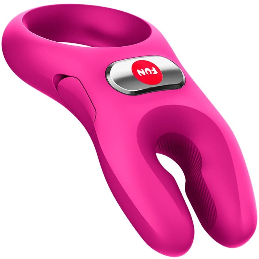 FUN FACTORY - NOS PRO VIBRATING COCK RING MAGENTA thumb 2