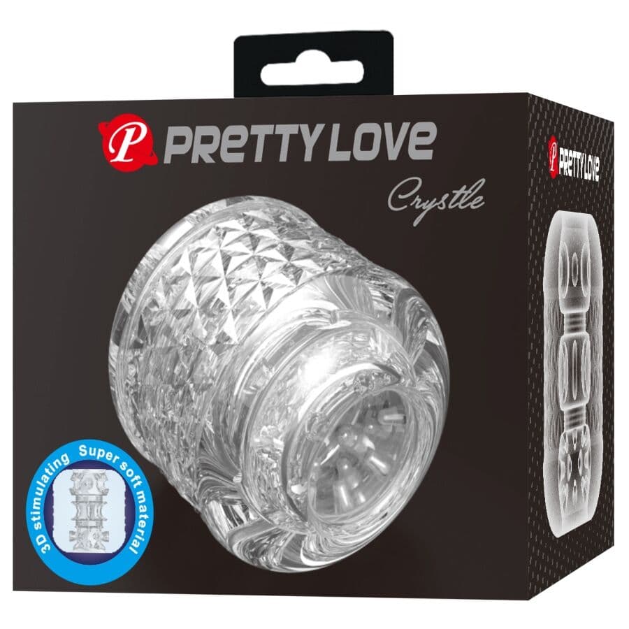 PRETTY LOVE - CRYSTLE DOUBLE ENTRY MASTURBATOR thumb 9