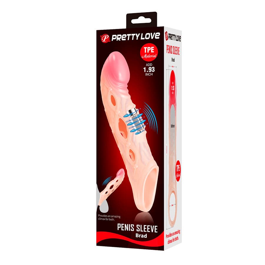 PRETTY LOVE - BRAD VIBRATING PENIS SLEEVE thumb 9
