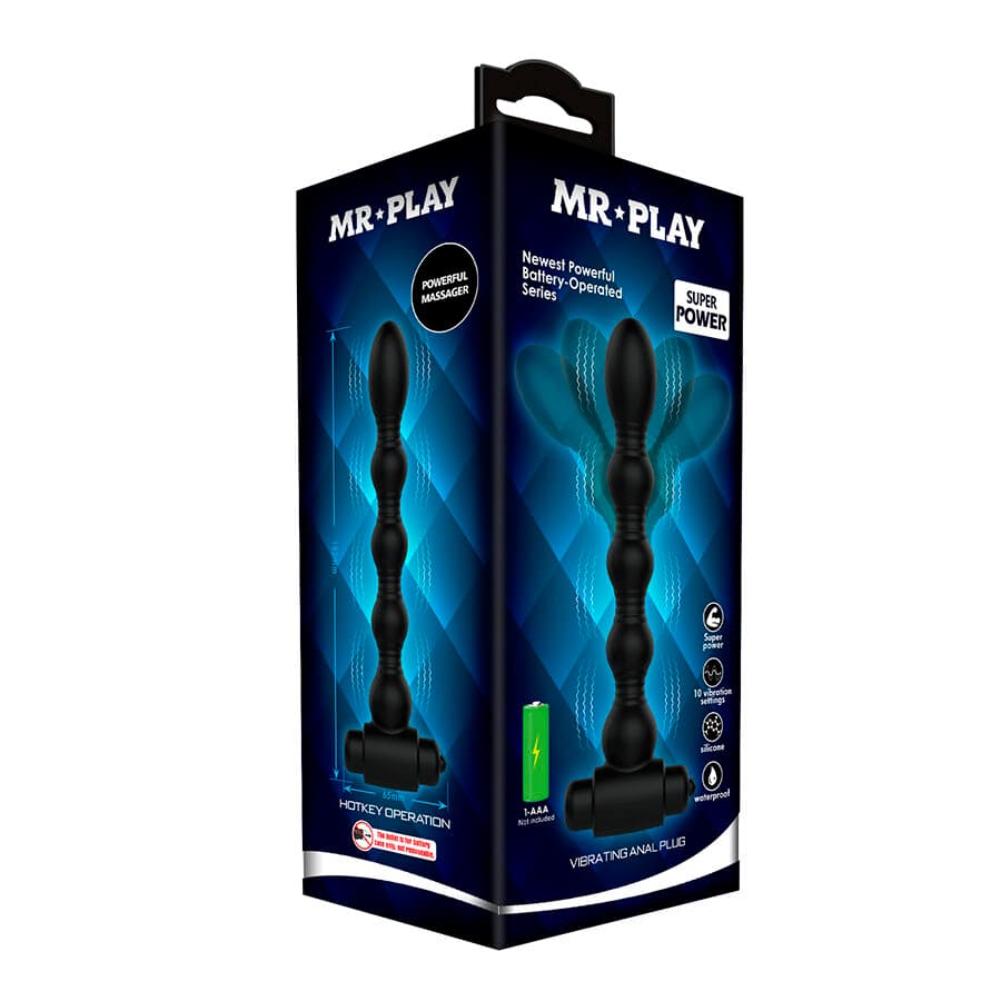 MR PLAY - VIBRATING ANAL PLUG MASSAGER thumb 6