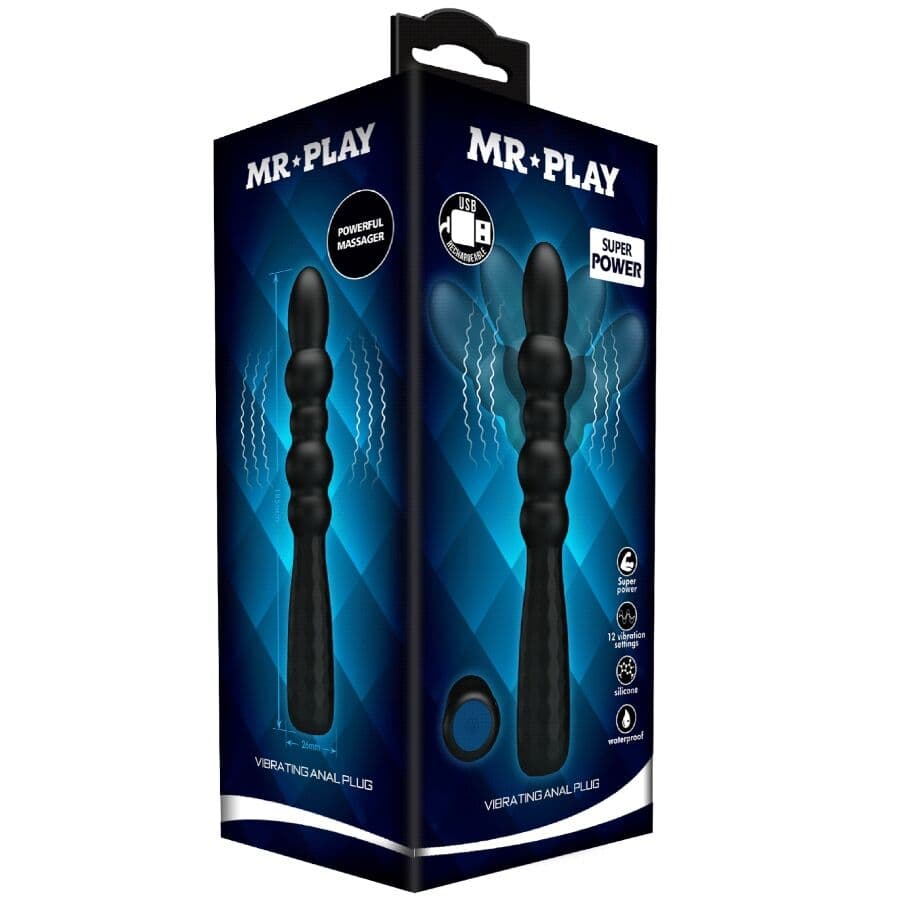MR PLAY - FLEXIBLE VIBRATING ANAL PLUG thumb 11