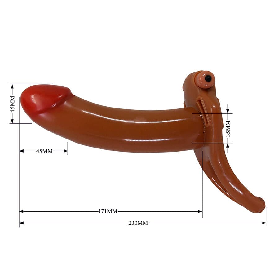 PRETTY LOVE - BRADDEN VIBRATING STRAP-ON thumb 7