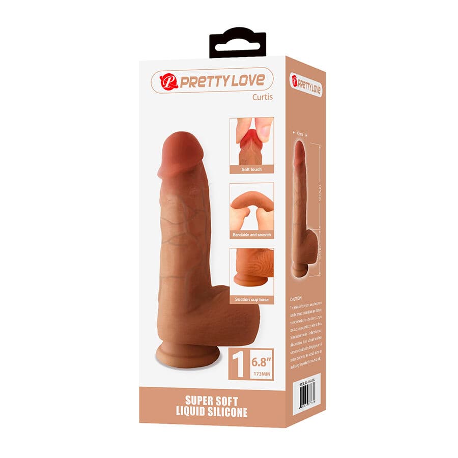 PRETTY LOVE - CURTIS REALISTIC DILDO WITH SUCTION CUP 17.3 CM -Ø- 4.2 CM thumb 10