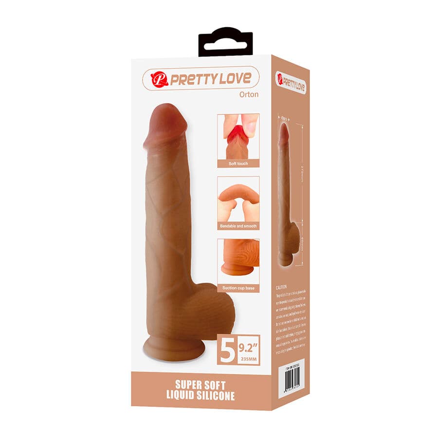PRETTY LOVE - ORTON REALISTIC DILDO WITH SUCTION CUP 23.5 CM -Ø- 4.9 CM thumb 8