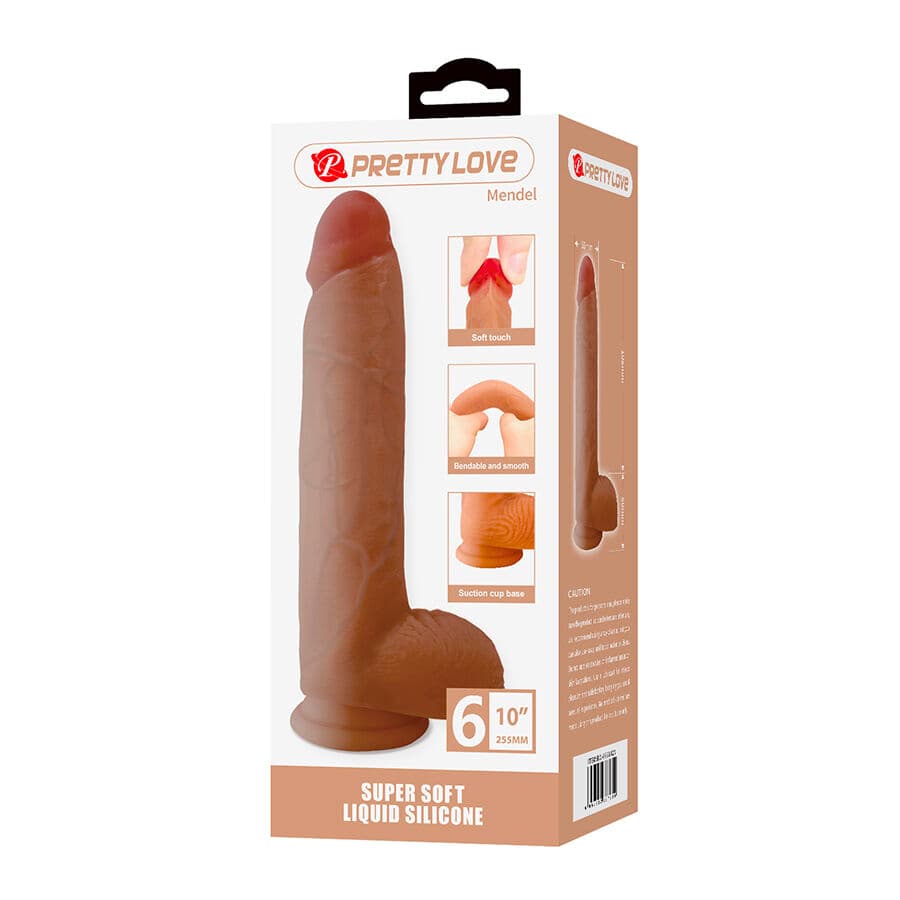 PRETTY LOVE - MENDEL REALISTIC DILDO WITH SUCTION CUP 25.5 CM -Ø- 5.6 CM thumb 8