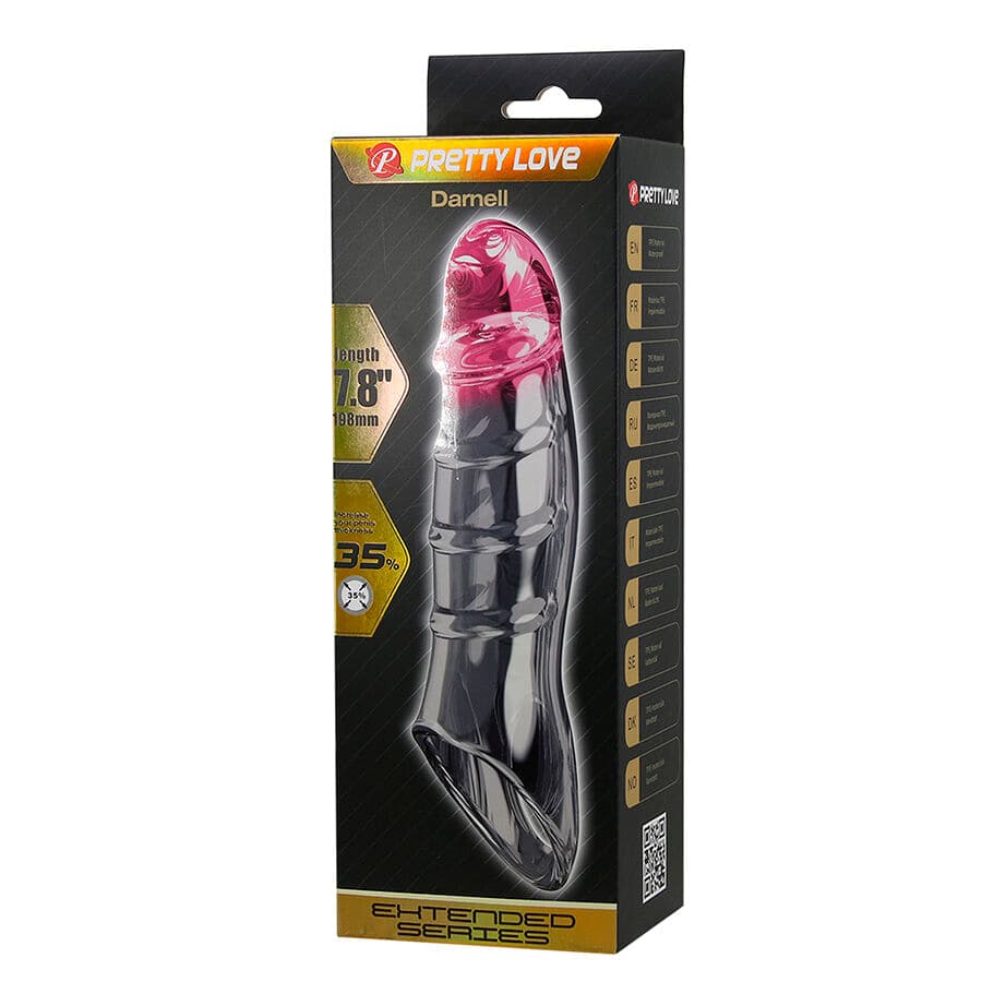 PRETTY LOVE - DARNELL TRANSPARENT EFFECT PENIS COVER thumb 11
