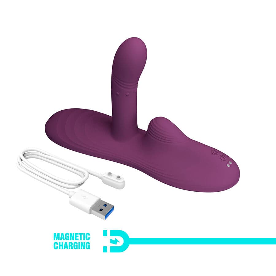 PRETTY LOVE - LUKA SIT-DOWN VIBRATOR WITH HEAT EFFECT AND REMOTE CONTROL thumb 6