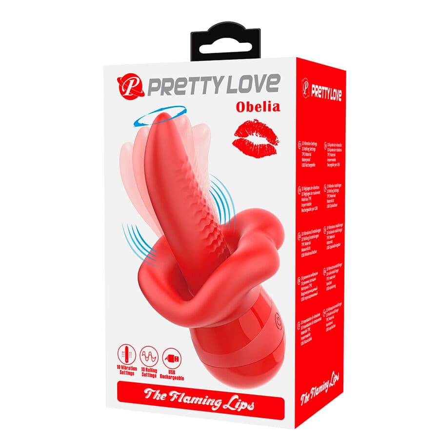 PRETTY LOVE - OBELIA MASTURBATOR TONGUE VIBRATOR WITH ORBITAL MOTION thumb 10