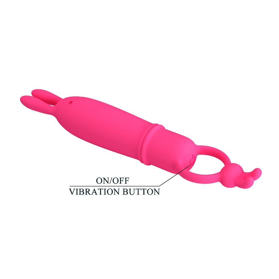 PRETTY LOVE - DELIA RABBIT VIBRATOR WITH RESISTANCE RING thumb 7
