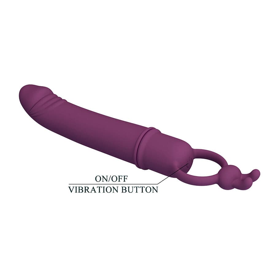 PRETTY LOVE - CORA VIBRATOR PENIS FORM WITH RESISTANCE RING thumb 7