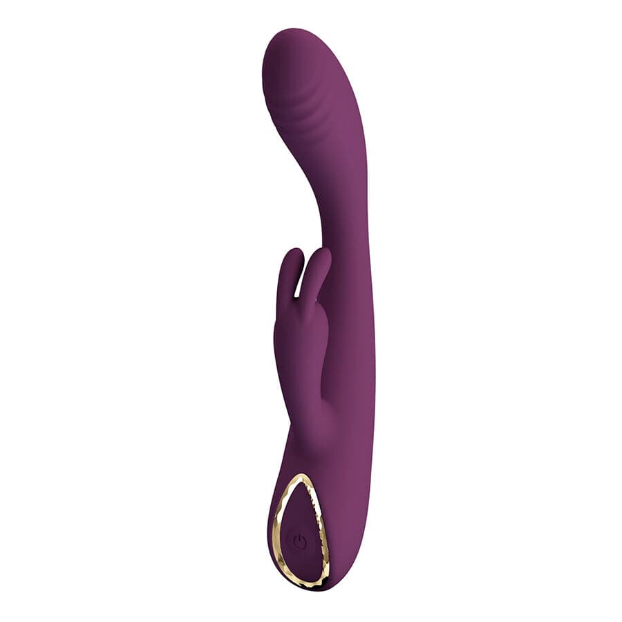 PRETTY LOVE - EMMA RABBIT PURPLE VIBRATOR WITH STIMULATOR thumb 3