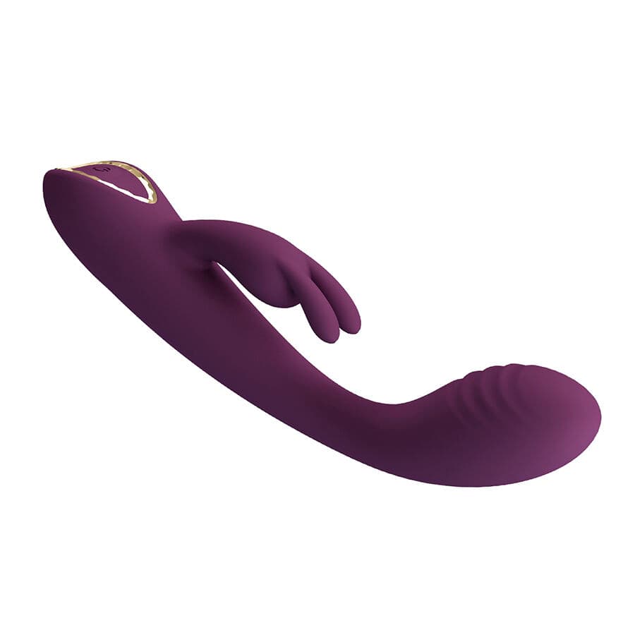 PRETTY LOVE - EMMA RABBIT PURPLE VIBRATOR WITH STIMULATOR thumb 5