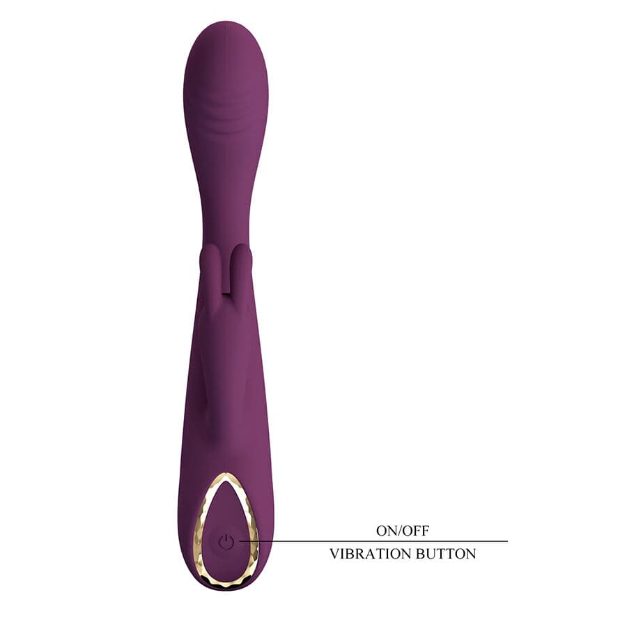 PRETTY LOVE - EMMA RABBIT PURPLE VIBRATOR WITH STIMULATOR thumb 7